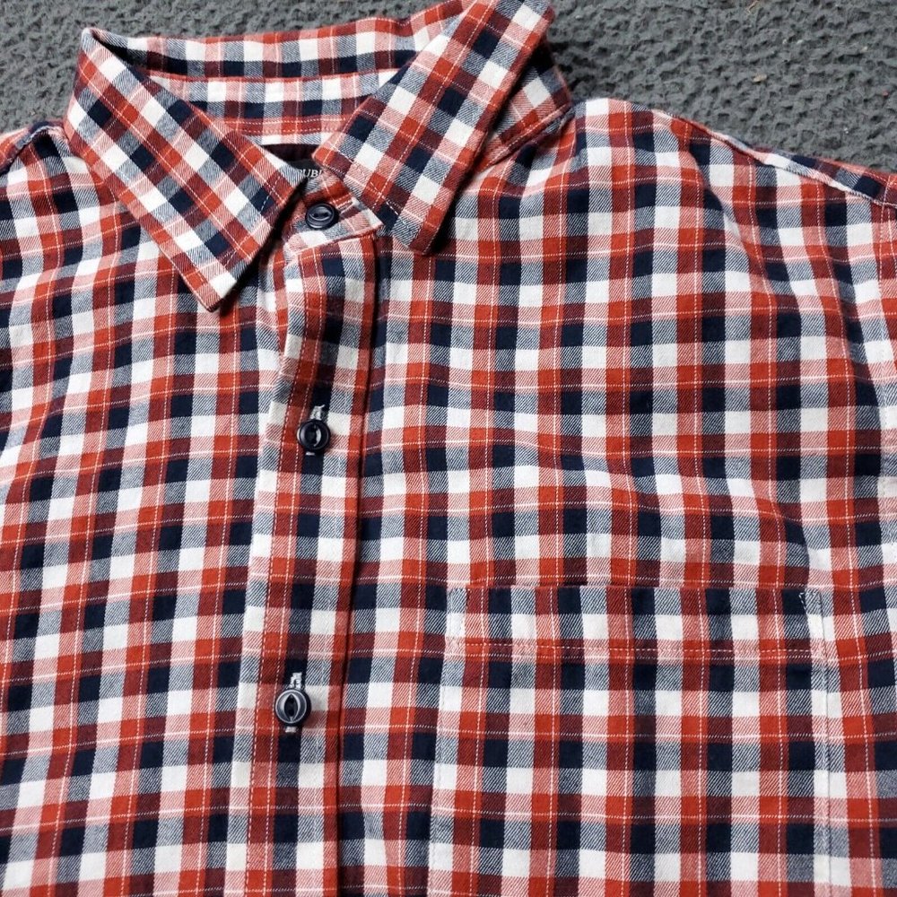 Banana Republic Lightweight Flannel Plaid Button Shirt Multicolor Mens S Small - Picture 2 of 7